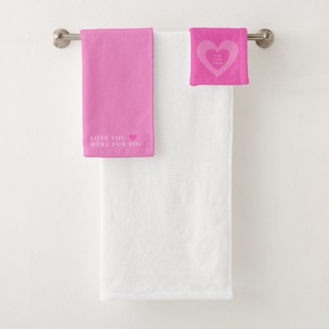 Personalisiertes Empowerment des Handtuchs im Set  (Insitu)