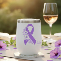 Personalisiertes Epilepsie-Bewusstsein Lila Band