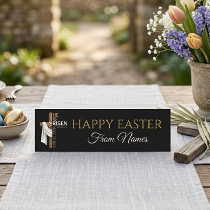 Personalisiertes Er ist auferstanden Frohe Ostern Namensschild