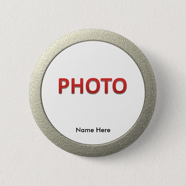 Personalisiertes ErinnerungsFoto Button (Vorderseite)