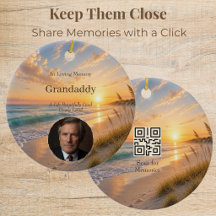 Personalisiertes Erinnerungsornament mit QR-Code
