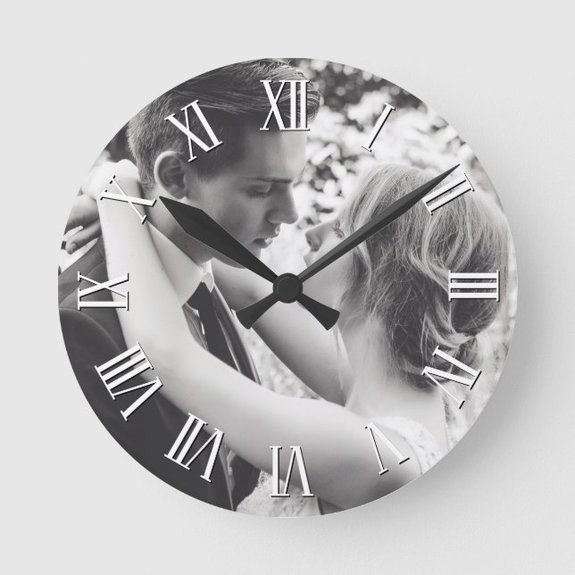 Personalisiertes Erstellen eines benutzerdefiniert Runde Wanduhr (Vorderseite)