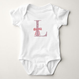 Personalisiertes erstes Baby Girl "L" Strampler