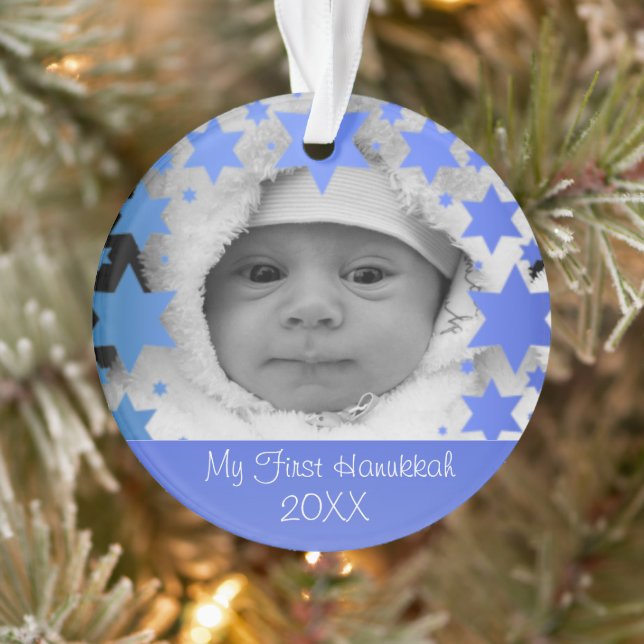 Personalisiertes erstes Chanukka Ornament (Baum)