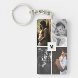 Personalisiertes erstes Foto Schlüsselanhänger