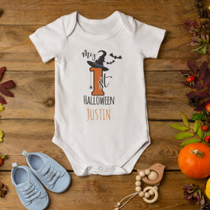 Personalisiertes erstes Halloween Baby Strampler