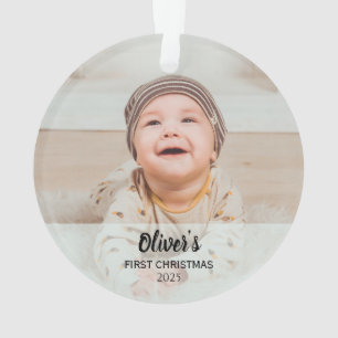 Personalisiertes erstes Weihnachten des Babys Ornament