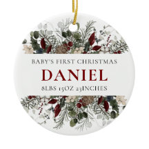 Personalisiertes erstes Weihnachten des Babys Wint