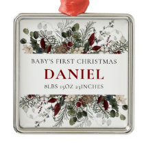 Personalisiertes erstes Weihnachten des Babys Wint