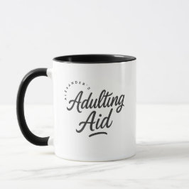 Personalisiertes Erwachsenenhilfe-Geschenk Kaffee Tasse