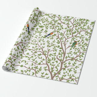 Personalisiertes Etikett für botanische Hochzeiten Geschenkpapier