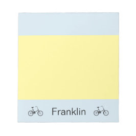 Personalisiertes Fahrrad Notizblock