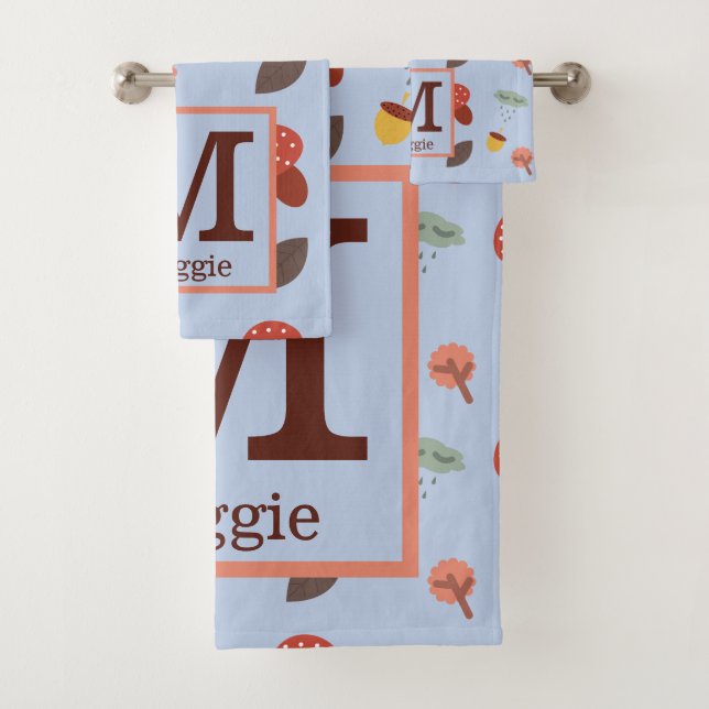 Personalisiertes Fall Bath Handtuch Set (Insitu)