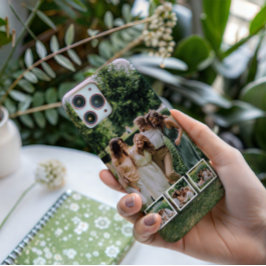 Personalisiertes Familie & Freunde 4 Foto iPhone 16 Pro Max Hülle
