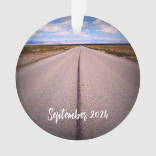 Personalisiertes Familien-Sommer-Roadtrip-Foto Ornament