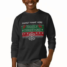 Personalisiertes Familien-Weihnachtshässliche