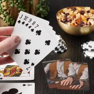 Personalisiertes Familienfoto-Andenken-Kartenspiel Spielkarten