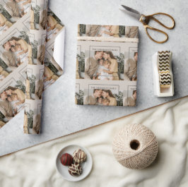 Personalisiertes Familienfoto | Benutzerdefinierte Geschenkpapier