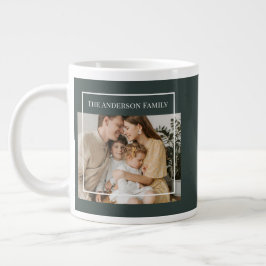 Personalisiertes Familienfoto | Benutzerdefinierte Jumbo-Tasse