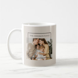 Personalisiertes Familienfoto | Benutzerdefinierte Kaffeetasse