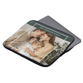 Personalisiertes Familienfoto | Benutzerdefinierte Laptopschutzhülle