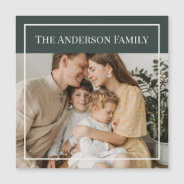 Personalisiertes Familienfoto | Benutzerdefinierte Magnetkarte