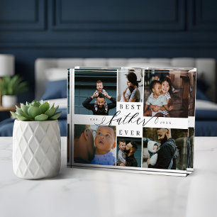 Personalisiertes Familienfoto-Collage-Geschenk Bes Fotoblock