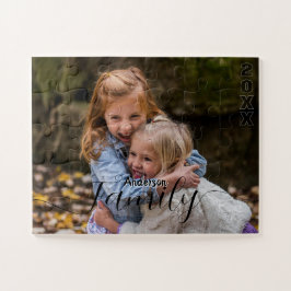 Personalisiertes Familienfoto-Collage-Puzzle