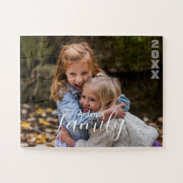 Personalisiertes Familienfoto-Collage-Puzzle