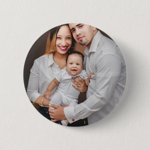 Personalisiertes Familienfoto individuell Button