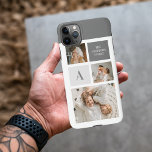Personalisiertes Familiengeschenk iPhone 11Pro Max Hülle<br><div class="desc">Mit unserem exquisiten Foto zum Thema Grau-Trendy Collage, dem ultimativen Familiengeschenk, das hochgeschätzte Erinnerungen in personalisierter und stilvoller Weise erobert. Diese sorgfältig gestaltete Collage zeigt die schönen Momente und Bindungen, die in Ihrer Familie geteilt werden, und macht sie zu einem wirklich besonderen und herzlichen Geschenk. Mit seinem schlichten grauen Design...</div>
