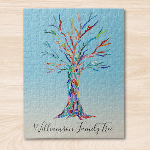 Personalisiertes Familienstammbaum-Puzzle