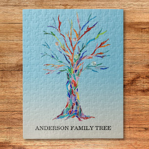Personalisiertes Familienstammbaum-Puzzle