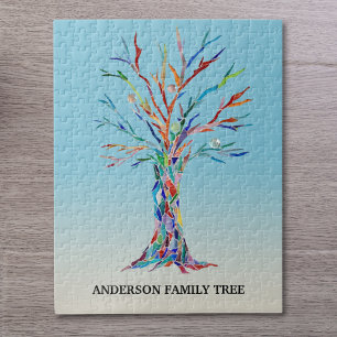 Personalisiertes Familienstammbaum-Puzzle