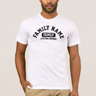 Personalisiertes Familienteam-T-Shirt T-Shirt