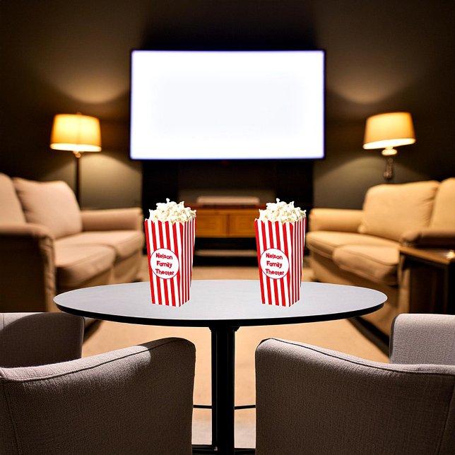 Personalisiertes Familientheater Popcorn Geschenkschachtel (Von Creator hochgeladen)