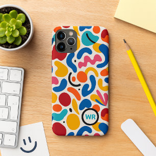 Personalisiertes Farbkräftiges Verrücktes Retro-Ku Case-Mate iPhone Hülle