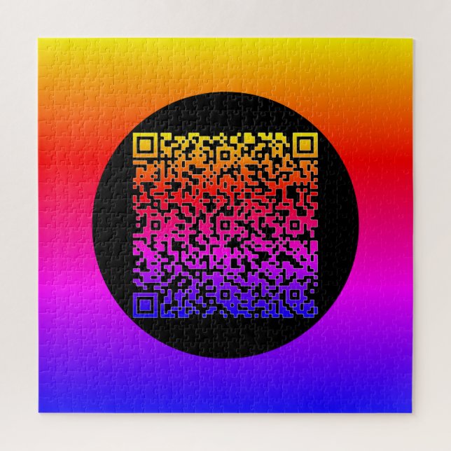 Personalisiertes Farbpuzzle für die QR-Code-Scan-I (Vertikal)