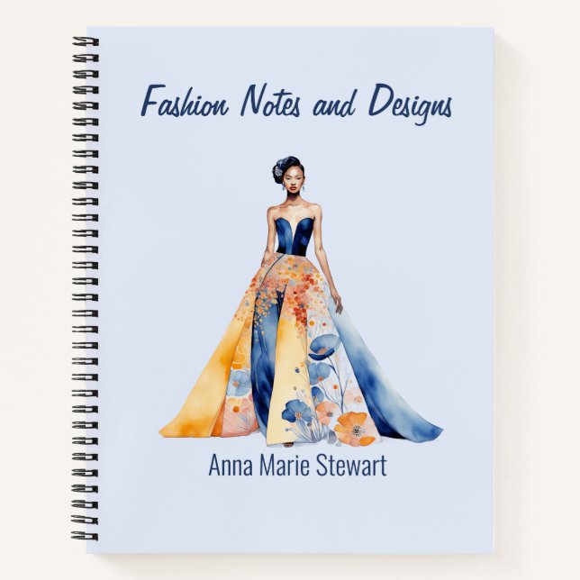 Personalisiertes Fashion Sketch Buch (Vorderseite)