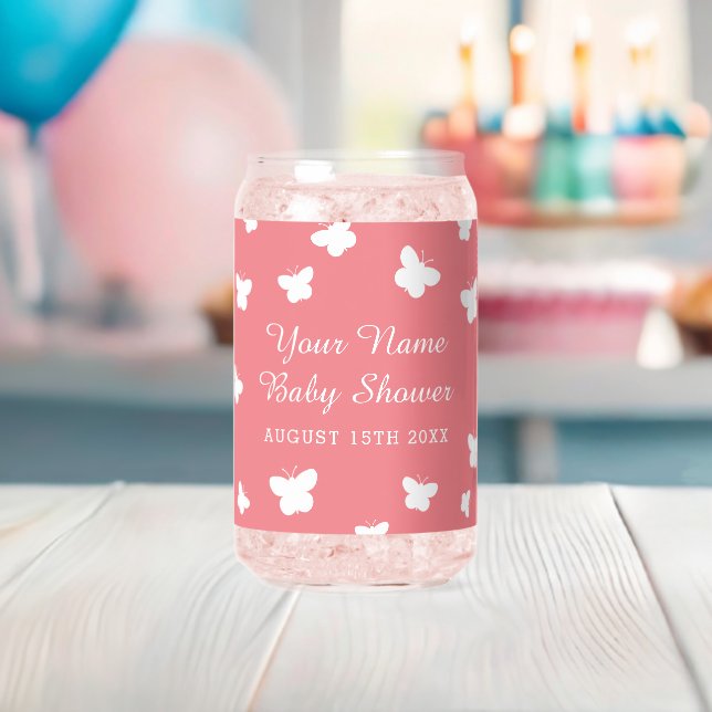 Personalisiertes Federbaby Dusche Party kann Brill Dosenglas (Insitu (Baby Party))