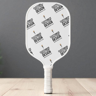 Personalisiertes Firmen-Branding Minimalistisch Pickleball Schläger