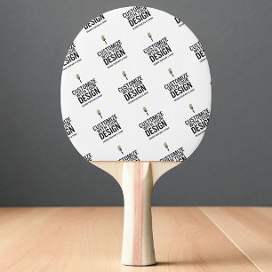 Personalisiertes Firmen-Schläger Minimalistisch Tischtennis Schläger