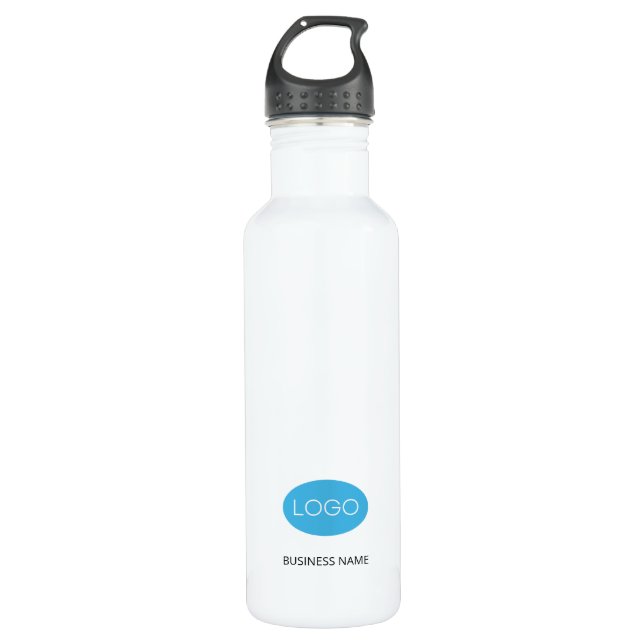 Personalisiertes Firmenlogo Edelstahlflasche (Vorderseite)