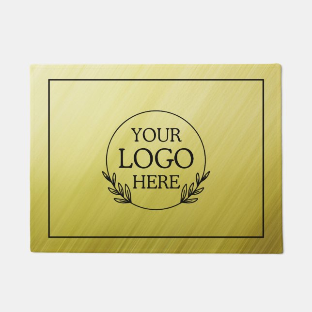 Personalisiertes Firmenlogo Fußmatte (Vorderseite)