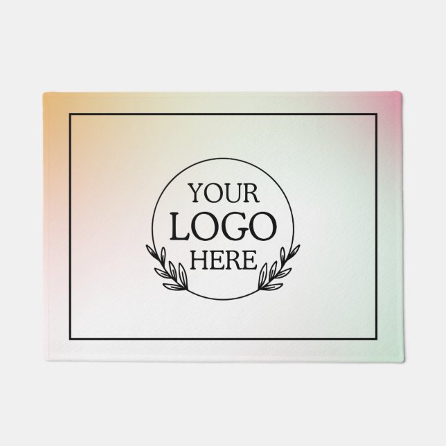 Personalisiertes Firmenlogo Fußmatte (Vorderseite)