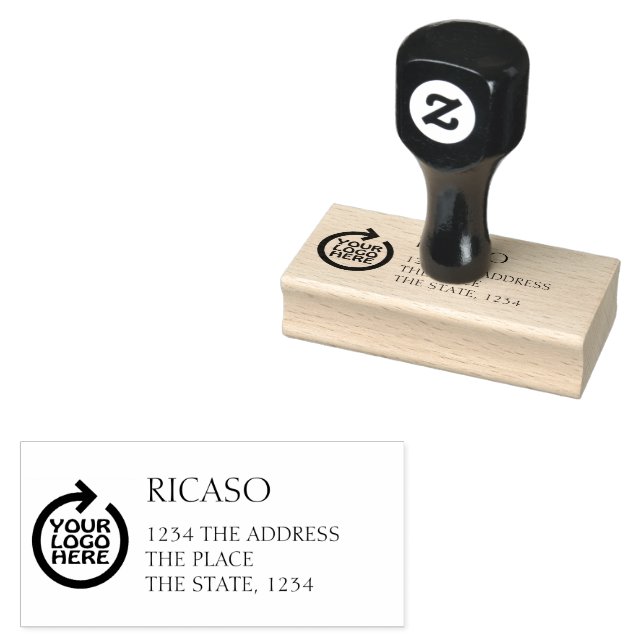 Personalisiertes Firmenlogo Gummistempel (Stempel)