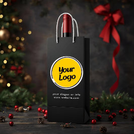 Personalisiertes Firmenlogo  | Individuelles Gesch Geschenktüte Für Weinflaschen
