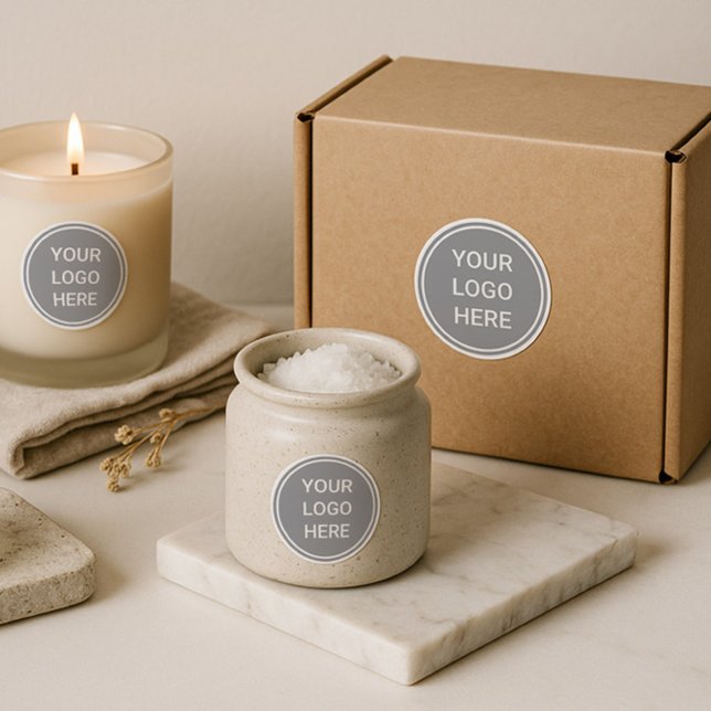 Personalisiertes Firmenlogo Klare Vinyl-Wasser-Fla Aufkleber (Von Creator hochgeladen)