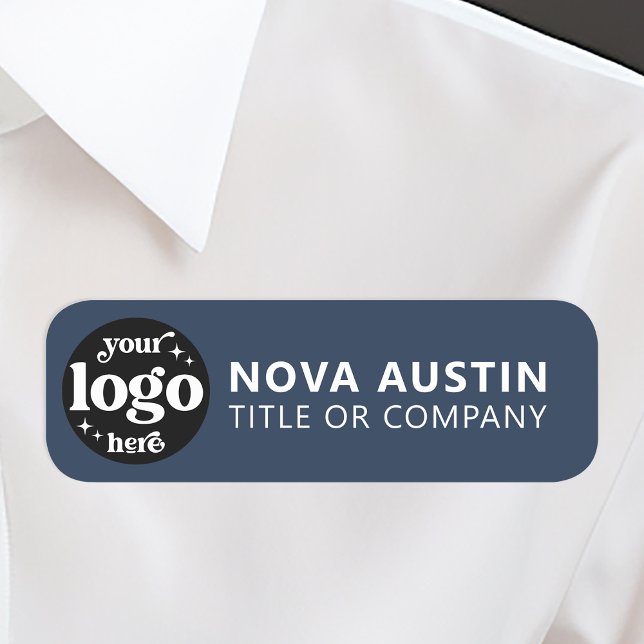 Personalisiertes Firmenlogo Mitarbeiter von Magnet Namensschild (Von Creator hochgeladen)