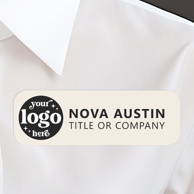 Personalisiertes Firmenlogo Mitarbeiter von Magnet Namensschild (Von Creator hochgeladen)